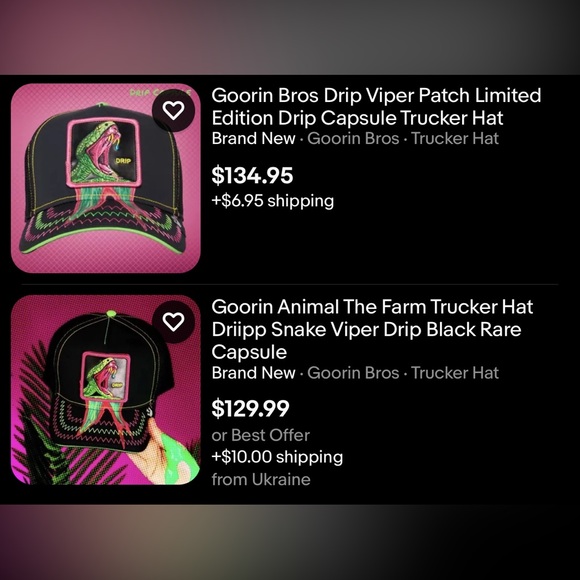 🎱SOLD OUT🎱 Limited Edition Goorin Brothers VIPER Trucker Hat (Drip Capsule) - Picture 10 of 10